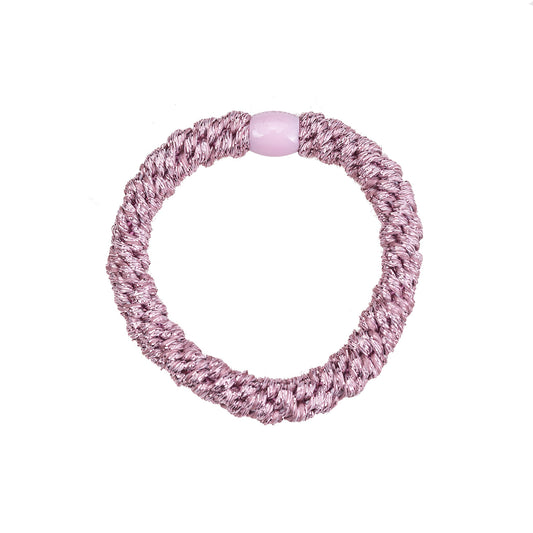 Gummiband - glitterantique rose metallic (3 st)