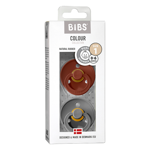 Bobs nappar 2-pack - Rost / rök (strl 1)