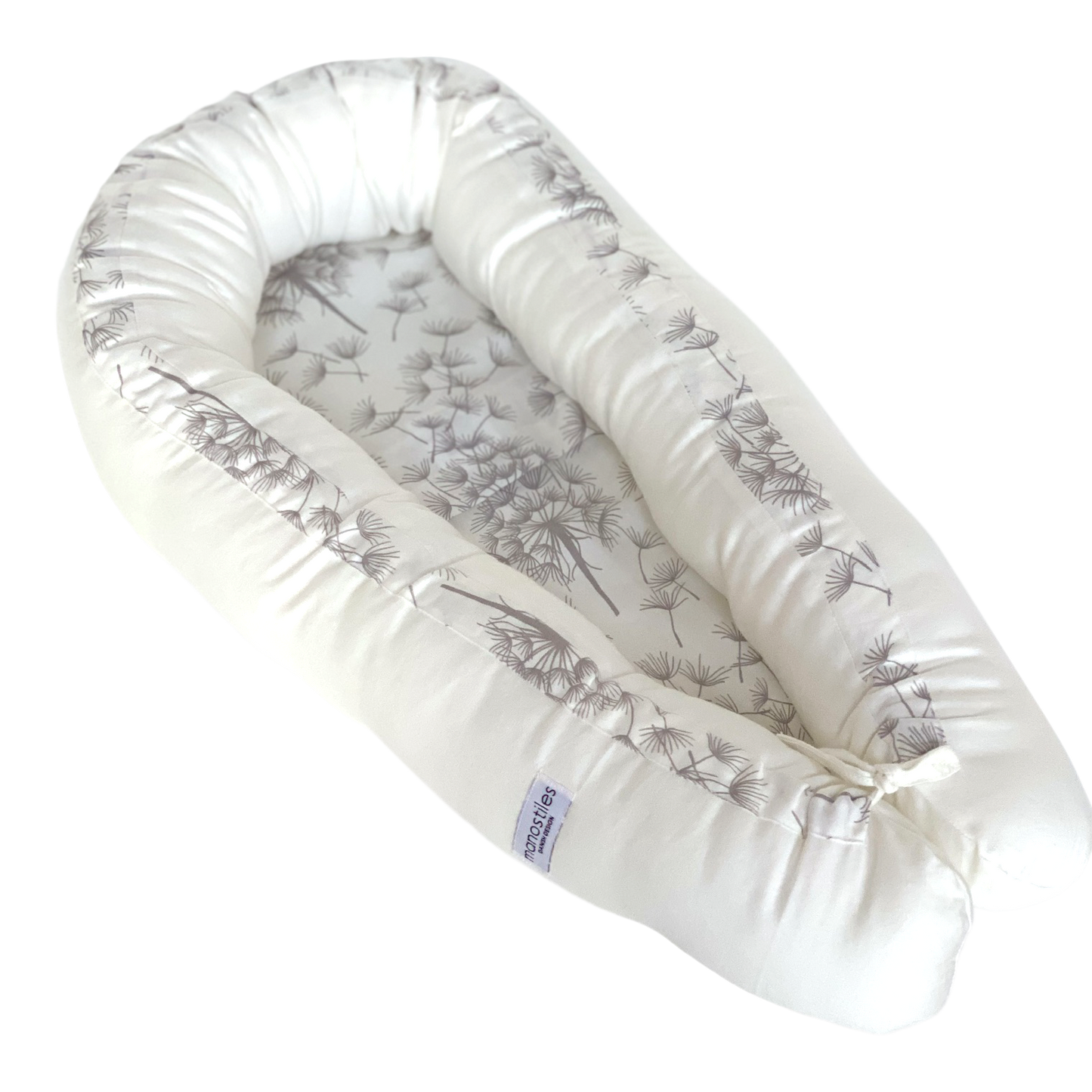 Docka babynest - vit maskros