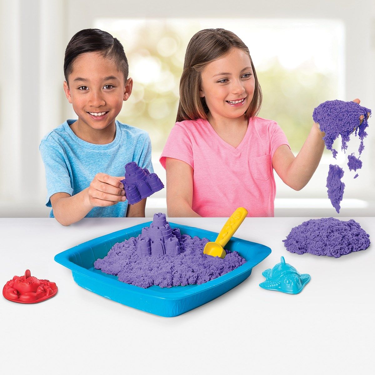 Kinetic sand sæt - blå