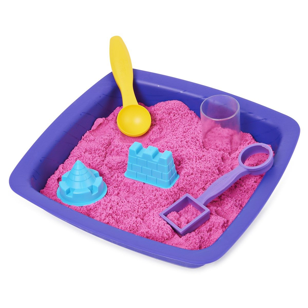 Kinetic Sand, Sparkle Sandcastle Set - Rosa