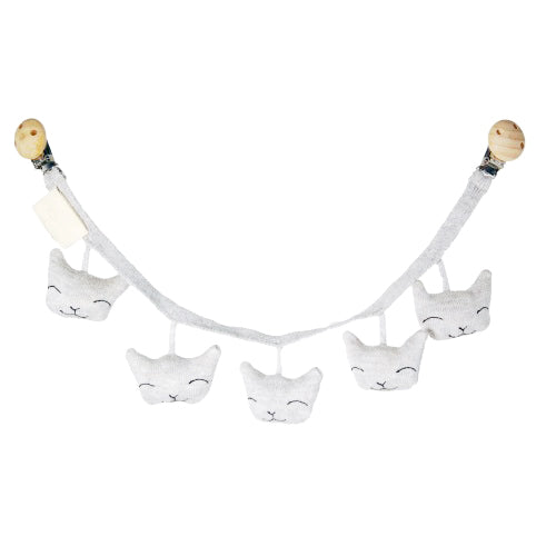 Cat pram chain/barnvagnskedja - Off white