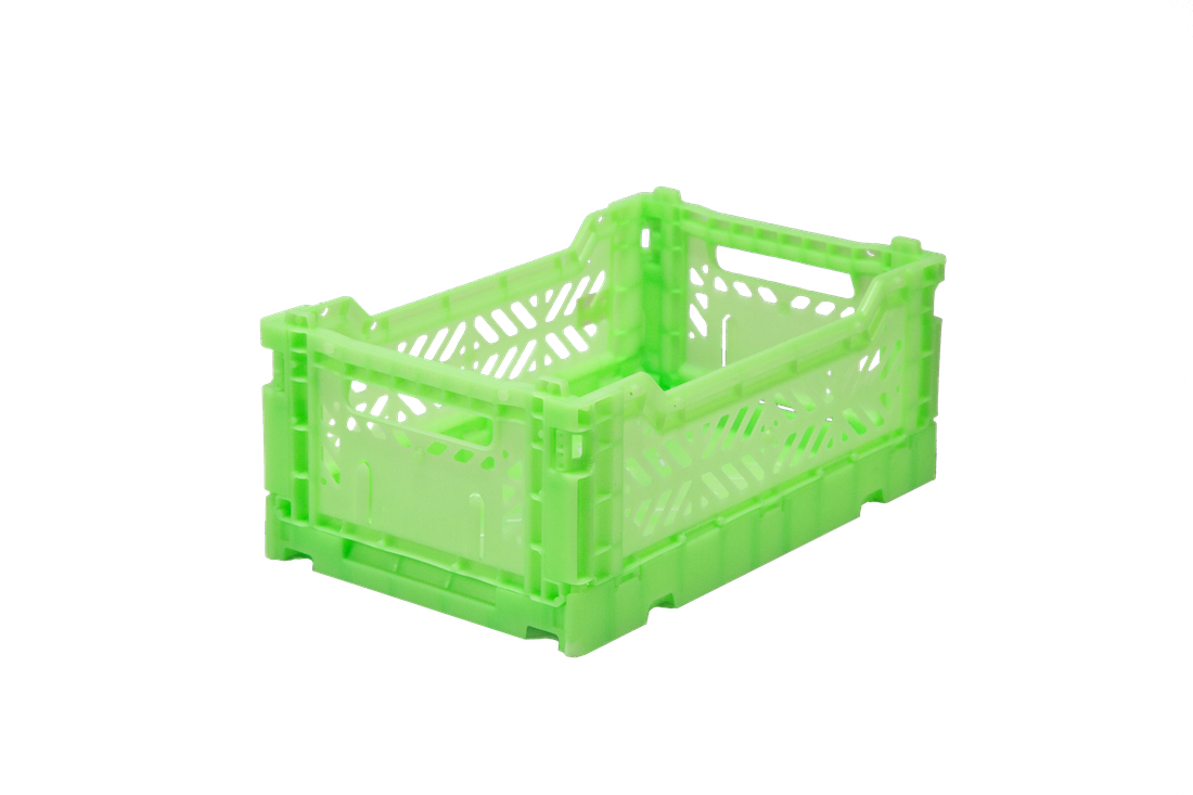 Vikbox, neongrön - Mini